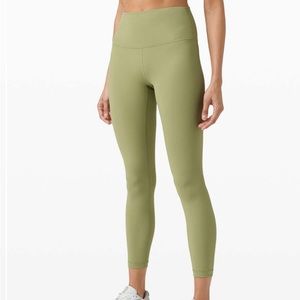 LULULEMON VISTA GREEN WUNDER UNDER HIGH RISE 25” LEGGING